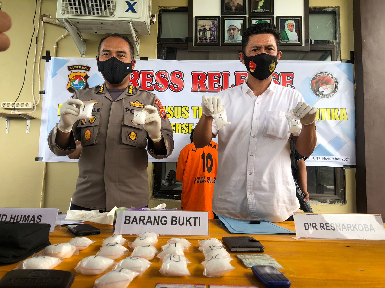 Dramatis Penangkapan Gerbong Narkoba di Mamuju, Mulai dari Kejar-kejaran di Jalan Hingga di Sungai